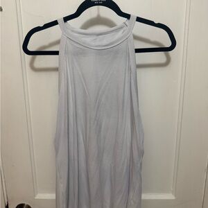 Elegant Gray Sleeveless Top